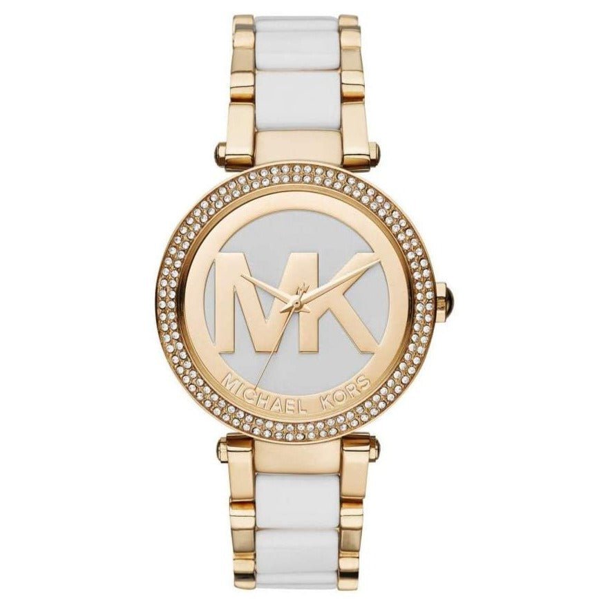 Michael Kors Ladies Parker Yellow Gold Watch - MK6313